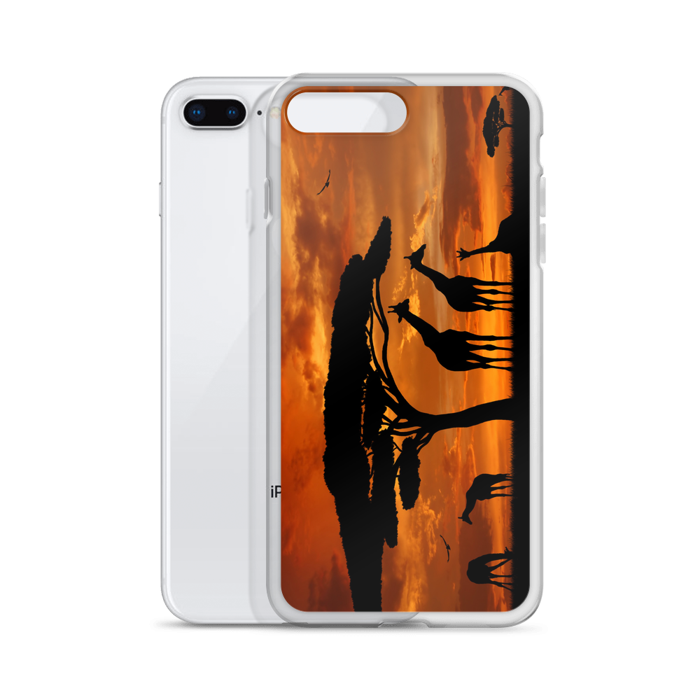 Iphone shell with savannah pattern