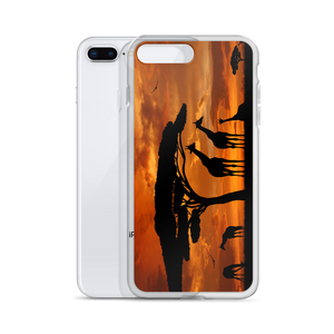 Iphone shell with savannah pattern