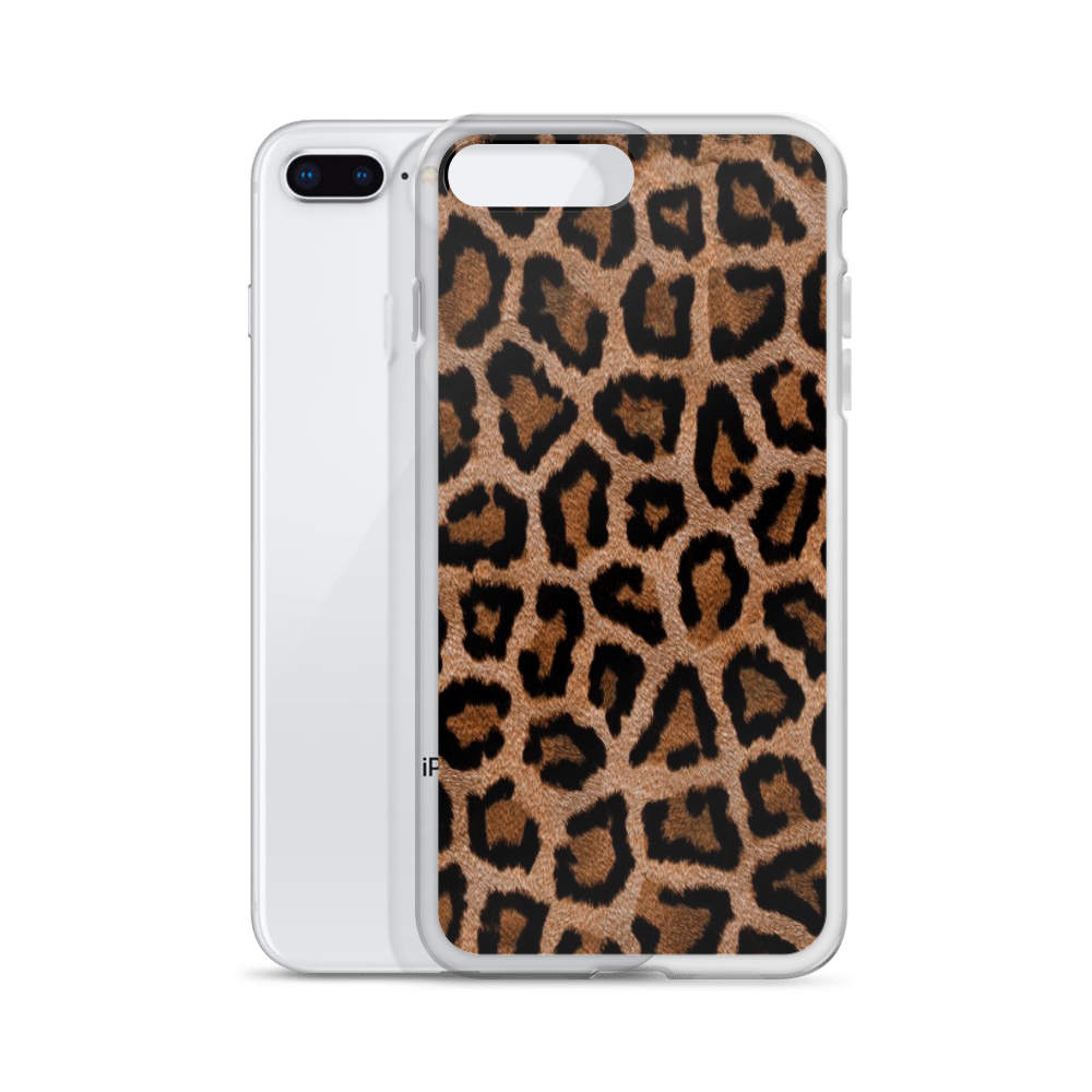 Iphone shell with leopard pattern