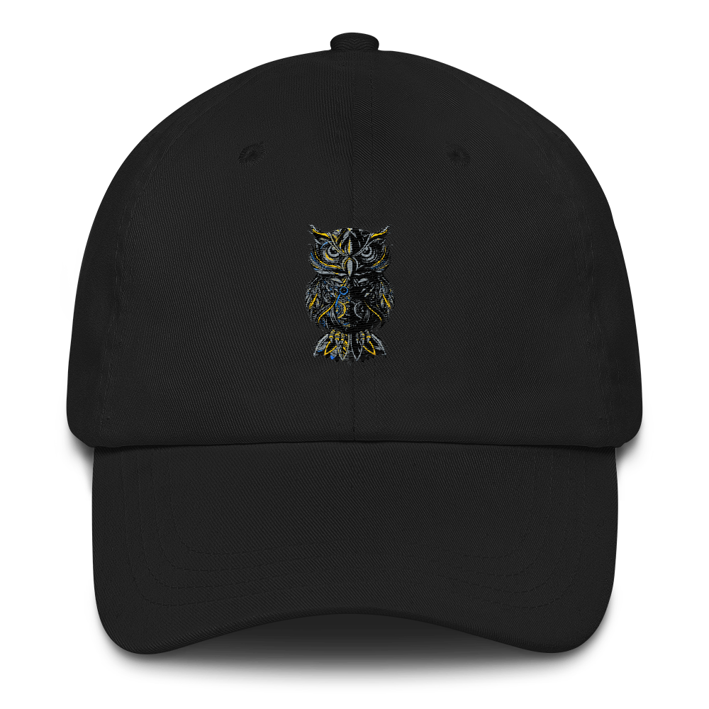 Cap with an owl design