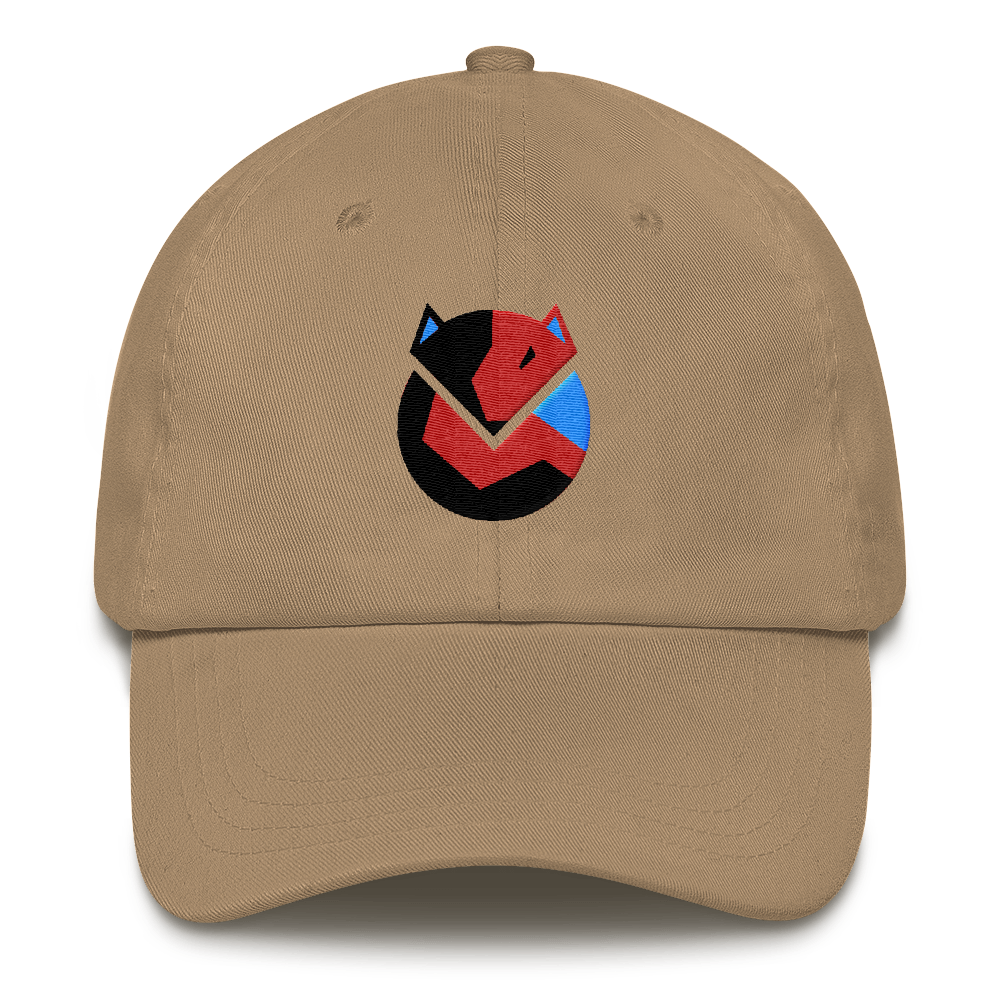 Cap with wolf design