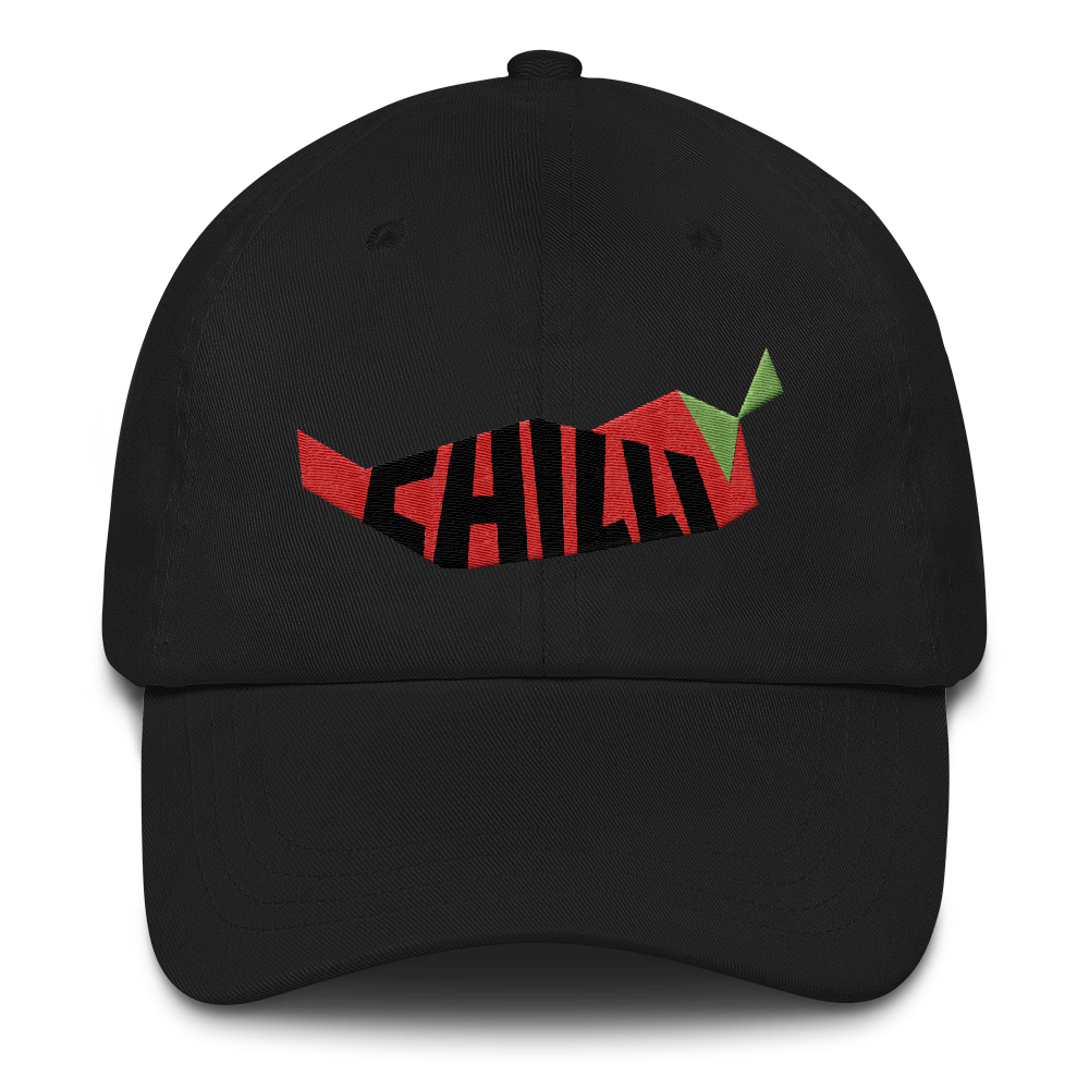 Chili cap with a chilli pepper design