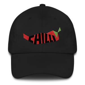 Chili cap with a chilli pepper design