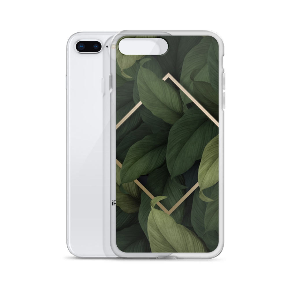 Iphone shell with a leaf pattern