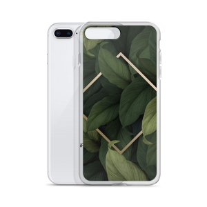 Coque iphone avec un motif feuille